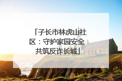 子长市林虎山社区：守护家园安全 共筑反诈长城